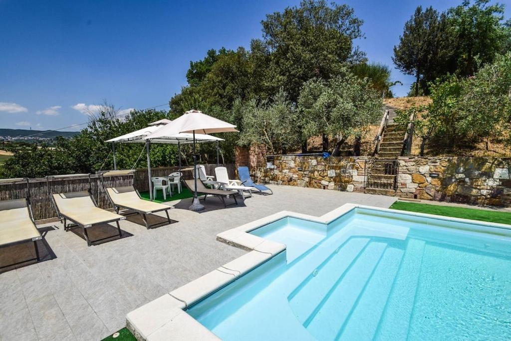 Agriturismo Podere Biancospino Piscina Privata เคียนเชียโนแตร์เม ภายนอก รูปภาพ